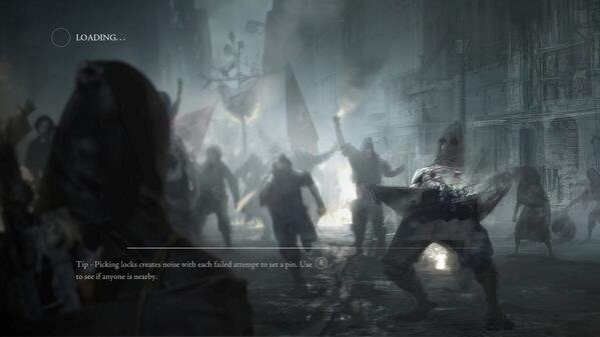 A typical Thief (2014) loading screen. You have 30 seconds to decypher, or you can instead solve the Countdown conundrum: B C K L L O O S.